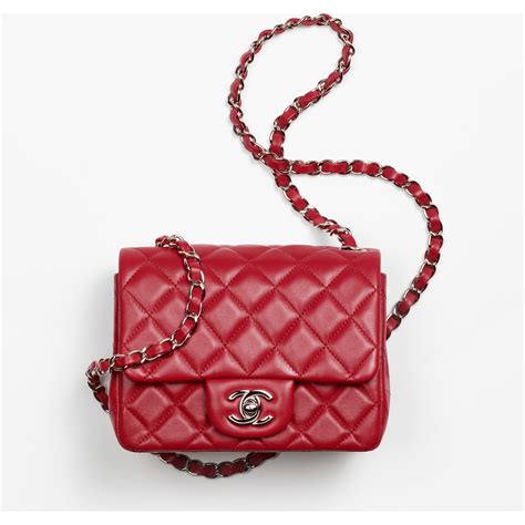 chanel red flap mini|chanel mini flap sotheby's.